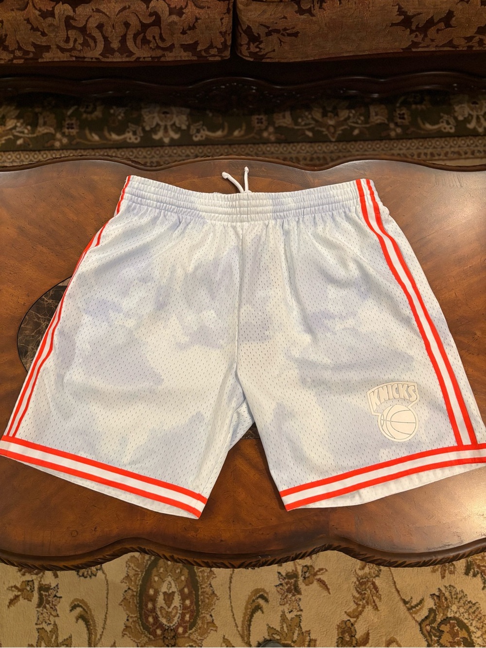New York Knicks 1991 Men's Cloudy Skies Mitchell & Ness Swingman Shorts 2XL